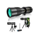 MultiZone 10-300x40 HD Zoom Monoküler Teleskop Dürbün Telefon Uyumlu Taşınabilir Optik Lens