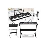 MultiZone 61 Tuşlu Elektronik Org Piyano Stantlı Mikrofonlu Çocuk Adaptör Ritimli Demolu Keyboard