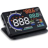 Multizone Araç Göstergesi Obd2 Hud Honda Ford Opel Hyundai Peugeot Dijital Ekran Hararet Hız Devir