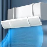 Multizone Ayarlanabilir Hava Çarpma Önleyici Tak Çıkar Hava Yönlendirici Split Klima Perde Aksesuarı