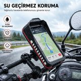 Multizone Bisiklet Motosiklet Telefon Tutucu Gidon Çantası Su Geçirmez Dokunmatik Navigasyon Montaj Aparatı