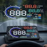 Multizone Dijital Araç Araba Ekranı Obd2 Hud Honda Ford Opel Hyundai Peugeot Hararet Hız Devir Gösterge Arıza