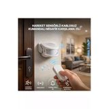Multizone Hareket Sensörlü Kablosuz Kapı Zili Alarmı Kumandalı Karşılama Güvenlik Sistemi