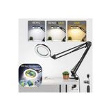Multizone Hareketli Büyüteç Işıklı 10X Okuma Masa Lambası Katlanabilir LED USB Renkli Güzellik Bakım