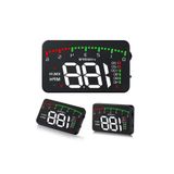MultiZone Hyundai Era-Getz Uyumlu 3.5'' OBD HUD Dijital Hararet-Hız-Devir-Voltaj Gösterge Paneli