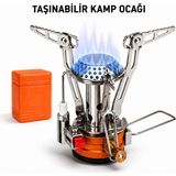 Multizone Katlanabilir Portatif Gazlı Ocak Taşınabilir Kamp Ocağı Başlığı Outdoor Piknik Tüpü Başlığı Kompakt Hafif