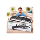 Multizone Mikrofonlu Işıklı 61 Tuşlu Çocuk Piyanosu 5 Oktav Dijital Org Keyboard Başlangıç Seti