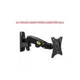 Multizone Monitör North Bayou Nb F120 Tv Pc Duvar Askı Aparatı Kolu Tutucu Stant 17 27 İnç Hareketli