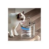 MultiZone Otomatik Scottish Kedi Köpek Su Pınarı Sessiz Şeffaf Su Çeşmesi 1.8L USB Ile Çalışır