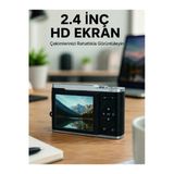 Mulvix 4K Video Kayıtlı 48 Mp Dijital Fotoğraf Makinesi Otomatik Odaklama