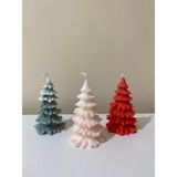 Mum Atölyem 3’lü Çam Ağacı Mum Çam Kokulu Hediyelik (Noel-Yılbaşı Konsepti) 3 Adet Gelir