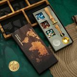 Mum Mühürü Antik Set 4 Renk 75 Metalik Wax Ahşap Sap - Yeşil
