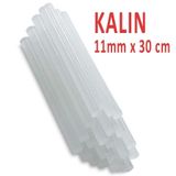 Mum Silikon Kalın Ø11.5x30 Cm Sıcak Mum Silikon Çubuk Uç 1 Kg (35 Adet)