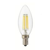 Mum Tip 4 W E14 Sarı Işık Buji Ampul Tip Flament Led Ampul Avize Lambası (1)