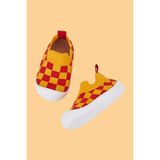 Mumenim Guula Unisex Bebek&çocuk Bej-Vizon Rahat Kaydırmaz Ortopedik Taban Ilk Adım Spor Ayakkabısı&sneaker - Kırmızı