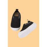 Mumenim Laaleys Erkek Bebek&çocuk Kaymaz Ortopedik Taban Siyah Ilk Adım Ayakkabısı/spor Sneaker