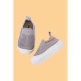 Mumenim Laaleys Unisex Bebek&çocuk Kaymaz Ortopedik Taban Mavi Ilk Adım Ayakkabısı Spor Sneaker - Gri