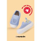 Mumenim Luuq Bebek - Çocuk Esnek Ortopedik Yumuşak Taban Şık Mavi İlk Adım Spor Ayakkabısı - Spor Sneaker