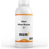 Mumi Sıvı Mum Boyası Mavi 1 Lt