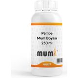 Mumi Sıvı Mum Boyası Pembe 250 ml
