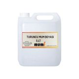 Mumi Sıvı Mum Boyası Turuncu 5 Lt
