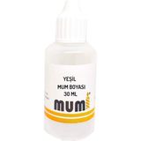 Mumi Sıvı Mum Boyası Yeşil 30 ml