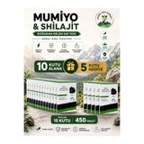 MUMİA Mumiyo Shilajit Takviye Edici Gıda 10 Kutu Alana 5 Kutu Hediye