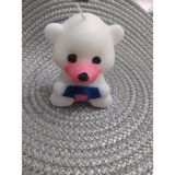 Mumicemum Ayıcık Teddy Kokulu Mum - Pembe - 1 Adet