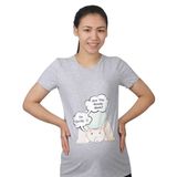 Mummy's Baby Are You Gri Hamile Tişört