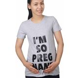 Mummy's Baby Pregnant Gri Hamile Tişört