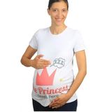 Mummy's Baby Princess Beyaz Hamile Tişört