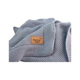 Mummy's Baby Tencel Örgü Bebek Battaniyesi 80*100 Gri