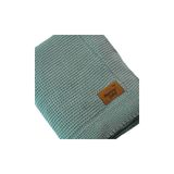 Mummy's Baby Tencel Örgü Bebek Battaniyesi,%50 Tencel%50 Organik Pamuk, Yeşil, 80x100 cm, Hipoalerjenik, Nefes Alabilir