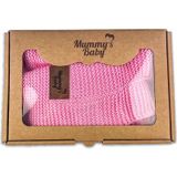 Mummy's Baby Triko Örgü Bebek Battaniyesi 80x100 Pembe