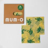 Mumo 2'li Büyük Set - Tekrar Kullanılabilen Balmumlu Yiyecek Saklama Kumaşı