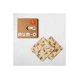 MUMO 2'li Kare Dev Set - Tekrar Kullanılabilen Balmumlu Yiyecek Saklama Kumaşı