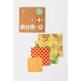 MUMO Tanışma Paketi (4 PARÇA) - Tekrar Kullanılabilen Balmumlu Yiyecek Saklama Kumaşı