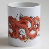 Mumu Barista - Murat Başol Ozgun Tasarım Baskılı Kupa - Beyaz