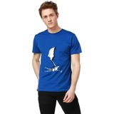 Mumu Kukla 1 - Semih Aytekin Erkek T-Shirt - Mavi