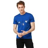 Mumu Kukla 2 - Semih Aytekin Tasarımı Mavi Erkek T-Shirt