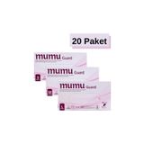 Mumu Pudrasız Mavi Nitril Muayene Eldiveni Medium 100x20 Paket