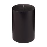 Mumvemum 10X15 Siyah Silindir Mum