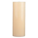 Mumvemum 10X25 Krem Silindir Mum