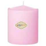 MumvemuM 6 x 6 Pembe Silindir Mum