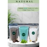 MUMYABİ 3'lü Doğal Içerikli Kakao-Nane-Vanilya Yağlı Banyo Kaya Tuzu Manikür/pedikür Peeling3x300 gr
