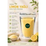 MUMYABİ Limon Yağlı Banyo ve Spa Tuzu | Manikür Pedikür Bakımı İçin Arındırıcı Doğal Kaya Tuz 300 gr