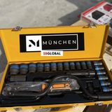 München 24 Parça Lokma Takımı 1/2 6köşe Döndüllü Krom Vanadyum Çeliğinden Yapılmış Plastik Kasada