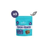 MUNCHEY 3'lü Sade Tohum Kraker 120 g. - GLUTENSİZ
