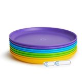 Munchkin Çocuk Tabağı Seti (4 Parça) BPA içermez, mikrodalga fırında ve bulaşık makinesinde yıkanabilir