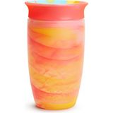 Munchkin Mucize 360° Alıştırma Bardağı 12 Ay+ |296 ml | BPA İçermez | Kırmıız Tropikal Desen - Kırmızı